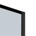 Ścianka prysznicowa 100cm profile czarne szkło kratka BK251T10A6 + powłoka