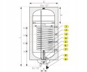 GALMET Wymiennik z wężownicą NEPTUN KOMBI LEWY 100L 06-104671