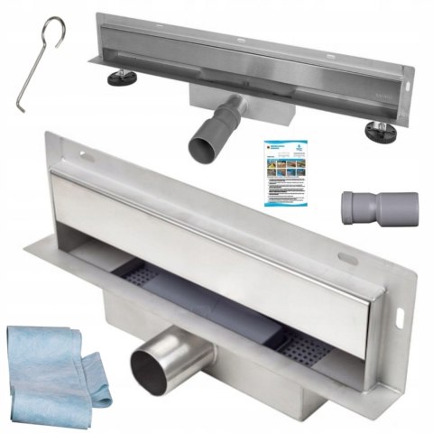 BALNEO Odpływ liniowy ścienny boczny dwustronny 100cm W-DRAIN 100