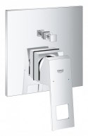 Zestaw prysznicowy podtynkowy sufitowy z baterią Grohe EUROCUBE deszczownica 25x25cm