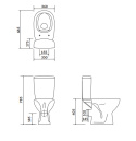CERSANIT Kompakt WC ARTECO CleanOn z deską wolnoopadającą K667-052