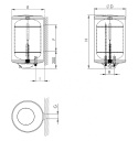 ELEKTROMET MISTER Elektryczny podgrzewacz wody 140L 014-14-511