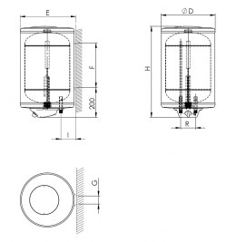 ELEKTROMET MISTER Elektryczny podgrzewacz wody 140L 014-14-511