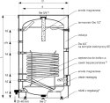 GALMET wymiennik ogrzewacz wody z 1 wężownicą 500L C.W.U 26-504000 wolnostojący