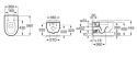 ROCA Zestaw podtynkowy z miską WC Meridian Rimless A893106280