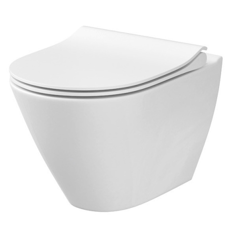 Cersanit Zestaw podtynkowy WC stelaż 40cm z miską bezkołnierzową City Oval Clean On przycisk chrom Cersanit Zestaw podtynkowy WC stelaż 40cm z miską bezkołnierzową City Oval Clean On przycisk chrom