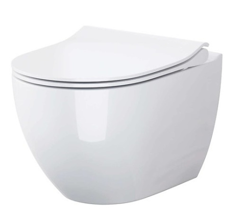 Cersanit Zestaw podtynkowy WC stelaż 40cm z miską bezkołnierzową Zen Clean On przycisk chrom Cersanit Zestaw podtynkowy WC stelaż 40cm z miską bezkołnierzową Zen Clean On przycisk chrom