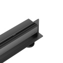 BALNEO Odpływ liniowy ścienny boczny dwustronny 60cm W-DRAIN czarny