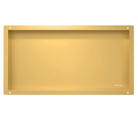Balneo Półka wnękowa bez kołnierza 60x30x10cm kolor złoty B0201030310-2