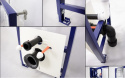 GROHE Stelaż podtynkowy Rapid SL 4w1 przycisk grafitowy