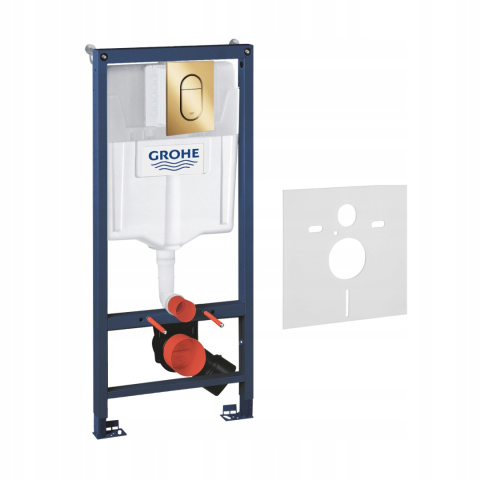 GROHE Stelaż podtynkowy Rapid SL 4w1 przycisk kolor złoty GROHE Stelaż podtynkowy Rapid SL 4w1 przycisk kolor złoty