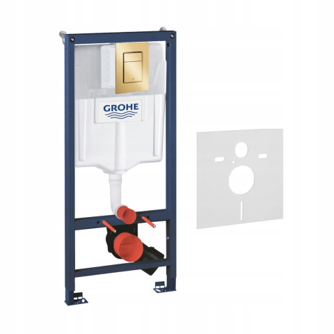 GROHE Stelaż podtynkowy Rapid SL 4w1 przycisk kolor złoty GROHE Stelaż podtynkowy Rapid SL 4w1 przycisk kolor złoty