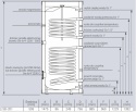 KOSPEL Bojler wymiennik ogrzewacz wody 2 wężownice 200L C.W.U wolnostojący SB-201.PL
