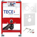 TECE Stelaż podtynkowy do WC niski 82cm przycisk biały zestaw 9300380