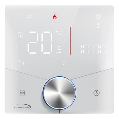 TWEETOP Sterownik, regulator przewodowy termostat biały 06038412