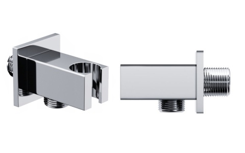 Zestaw prysznicowy podtynkowy ścienny z baterią Grohe EUROCUBE deszczownica 20x20cm