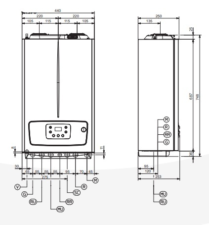 IMMERGAS Kocioł kondensacyjny VICTRIX TERA V2 24 PLUS EU, jednofunkcyjny, wiszący 3.032933