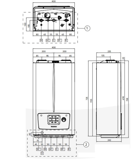 IMMERGAS Kocioł kondensacyjny VICTRIX OMNIA V2 20kW, dwufunkcyjny, wiszący 3.035086