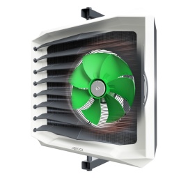 Nagrzewnica wodna 2-21kW z konsolą montażową silnik EC AEROCK 1-4-0104