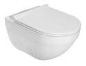 ROCA Zestaw Miska WC podwieszana Hebe Rimless+ deska wolnoopadająca slim A34H138000