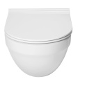 ROCA Zestaw Miska WC podwieszana Hebe Rimless+ deska wolnoopadająca slim A34H138000