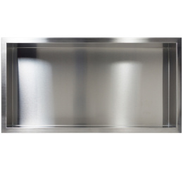 Balneo Półka wnękowa z kołnierzem 60x30x7cm inox OB-IN3