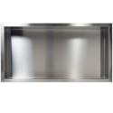 Balneo Półka wnękowa z kołnierzem 90x30x10cm inox OB-IN6