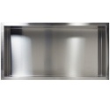 Balneo Półka wnękowa z kołnierzem 90x30x7cm inox OB-IN5