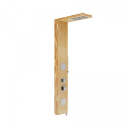 CORSAN Panel prysznicowy drewno bambusowe z termostatem BALTI B-002TCH