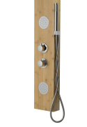 CORSAN Panel prysznicowy z termostatem drewno BALI B-231
