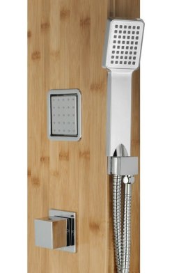 CORSAN Panel prysznicowy drewno bambusowe z termostatem BAO B-022T
