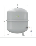 REFLEX Ciśnieniowe naczynie przeponowe do układów grzewczych i chłodniczych 50L 8209300