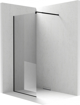 DEANTE Ścianka prysznicowa 120x200cm profile czarne z powłoką Active Cover KTA N31P