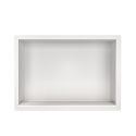 Balneo Półka wnękowa biała z kołnierzem 30x20x10cm