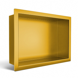 Balneo Półka wnękowa z kołnierzem 30x20x10cm kolor złoty