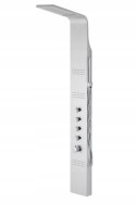 CORSAN Panel prysznicowy srebrny, deszczownica kaskada A-014AM