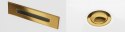 CORSAN Wanna wolnostojąca ESTELLA 170cm + syfon w kolorze złotym E-302XLGL