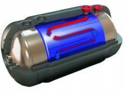 ELEKTROMET Wymiennik poziomy dwupłaszczowy c.w.u polistyren 200L 223-20-000