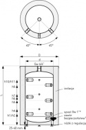 GALMET Zbiornik buforowy bez wężownicy 200L 70-200000