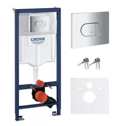 GROHE Stelaż podtynkowy Rapid SL 4w1 przycisk chrom połysk 38981000