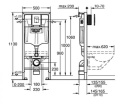 GROHE Stelaż podtynkowy Rapid SL Fresh 5w1 Cosmopolitan przycisk chrom połysk 38827000