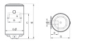 ATLANTIC Elektryczny podgrzewacz wody 80L OPRO+V 851178