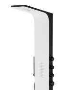 CORSAN Panel prysznicowy biały z termostatem A-777T DUO WHITE/BLACK BL